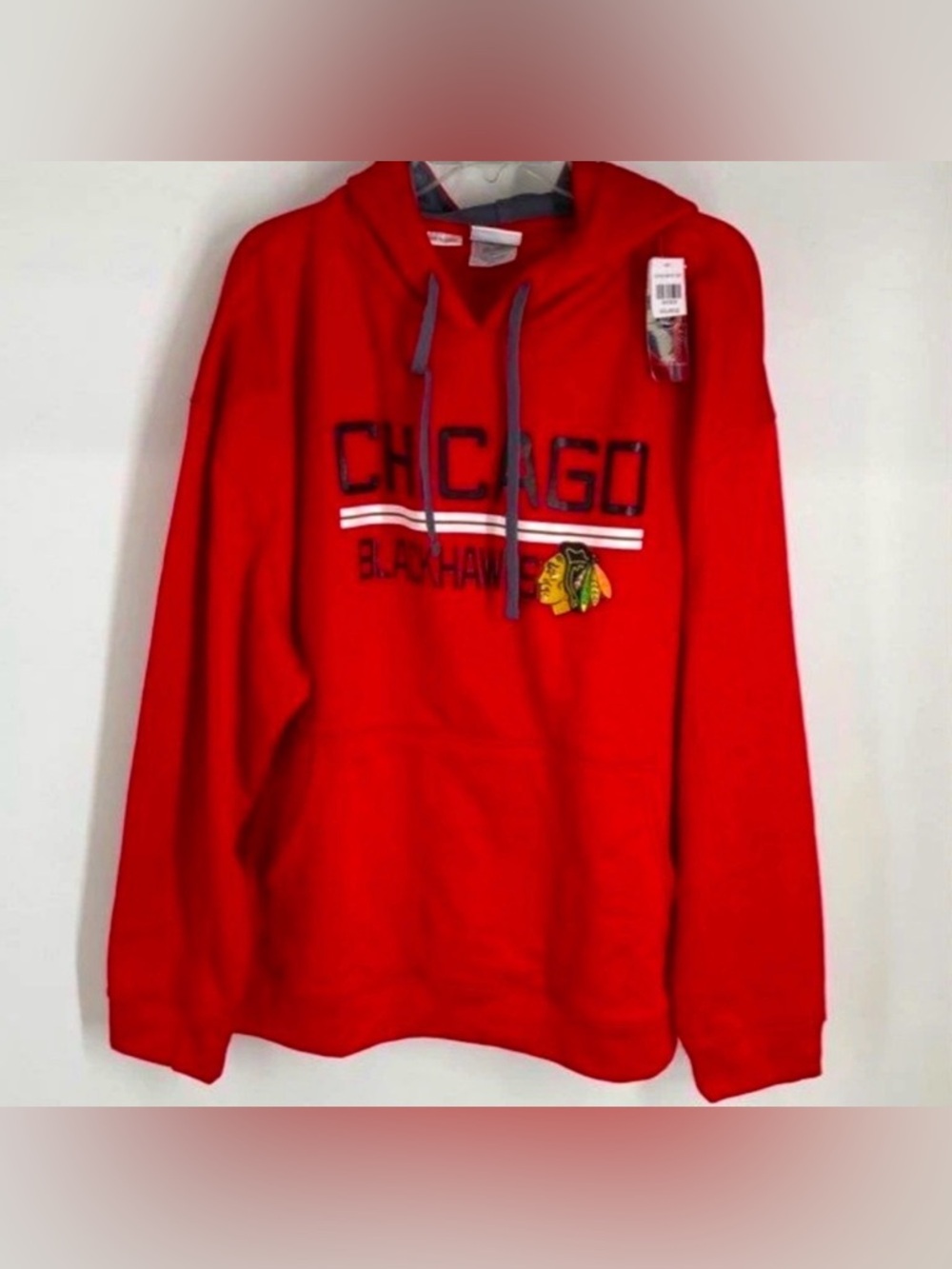 NWT [NHL] Chicago Blackhawks NHL Hockey Red Hooded Sweatshirt Men’s Size 2XL